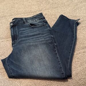 KanCan Women's High Rise Jeans - Dark Blue